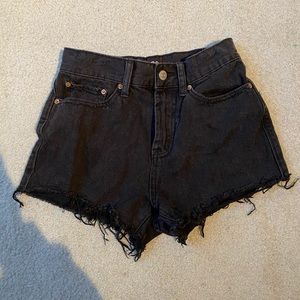 Urban outfitters high rise denim short